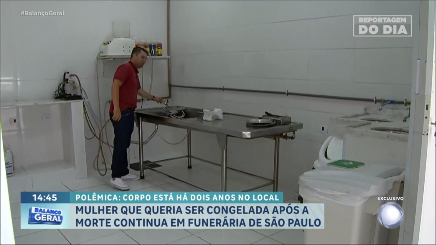 Funerária mantém corpo de idosa congelado há quase dois anos em São Paulo