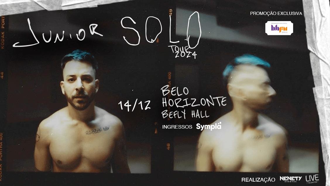 Junior apresenta show da “Solo Tour” neste sábado em BH