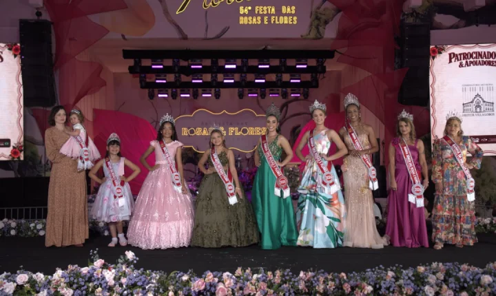 Crianças, flores e tradição encerram a 54ª Festa das Rosas e Flores de Barbacena