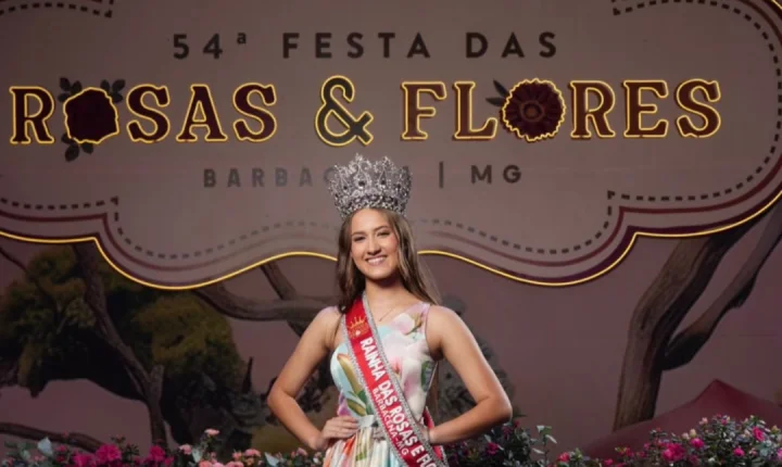 Yasmin Caetano é eleita Rainha das Rosas e Flores de Barbacena 2026